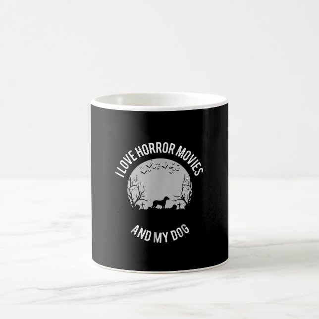 Mug J'Aime Les Films D'Horreur Et Mon Propriétaire De  (Centre)