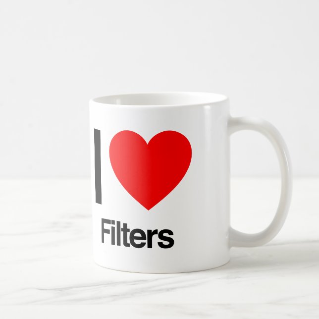 Mug j'aime les filtres (Droite)