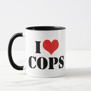 Mug J'aime les flics