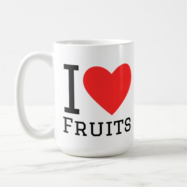 Mug J'aime les fruits (Gauche)