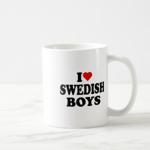 Mug J'aime les garçons suédois J'adore les garçons sué