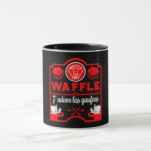 Mug J'aime les gaufres (Centre)