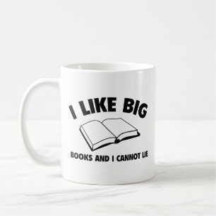 Mug J'Aime Les Grands Livres Et Je Ne Peux Pas Mentir 