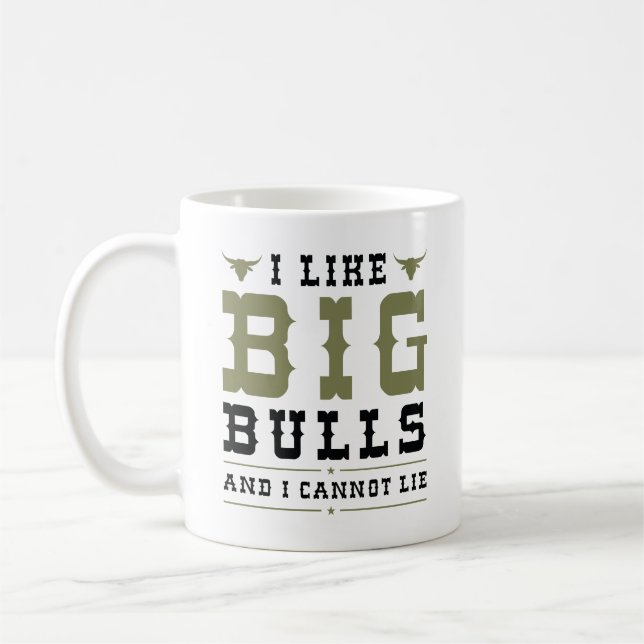 Mug J'Aime Les Gros Bulles Et Je Ne Peux Pas Mentir (Gauche)