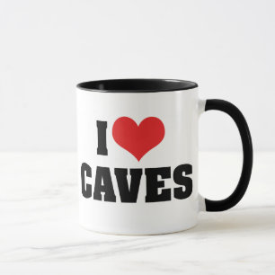 Mug J'aime les grottes Heart - Exploration de grottes