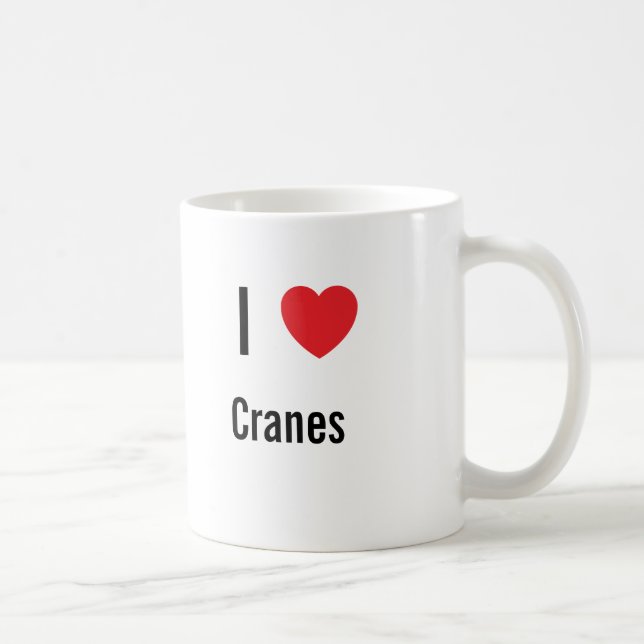 Mug J'aime les grues (Droite)