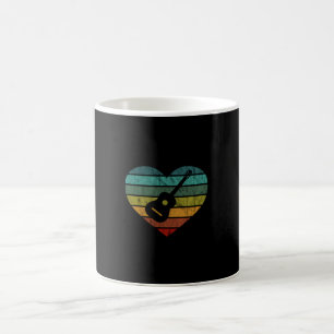 Mug J'aime les guitaristes avec une guitare acoustique