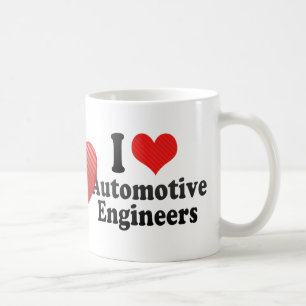 Mug J'aime les ingénieurs automobile