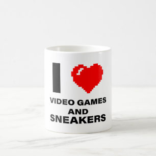 Mug J'aime les jeux vidéo et les baskets