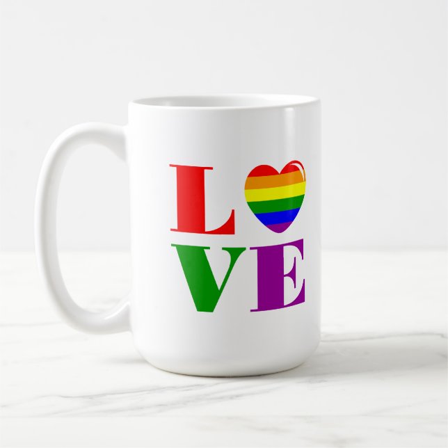 Mug J'aime les LGBT (Gauche)