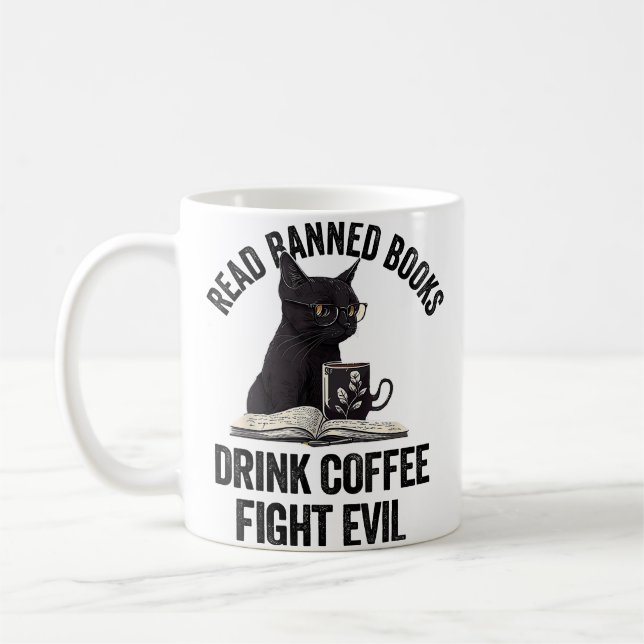 Mug J'aime les livres interdits Lecteur passionné de l (Gauche)