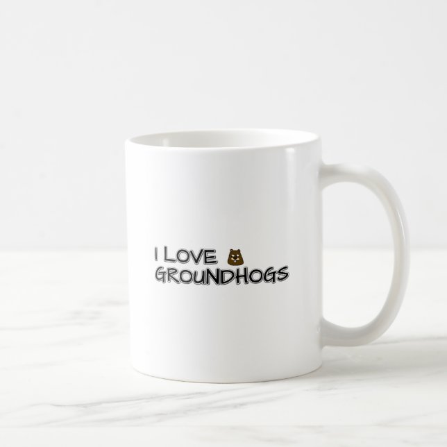 Mug J'aime les marmottes (Droite)