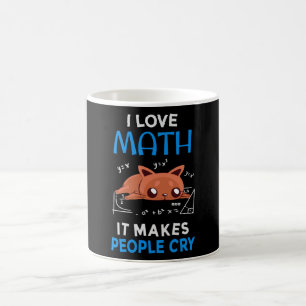 Mug J'Aime Les Maths Ça Fait Pleurer Les Gens