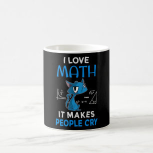 Mug J'Aime Les Maths Ça Fait Pleurer Les Gens