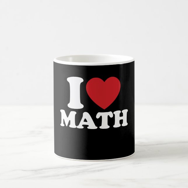 Mug J'aime les maths j'aime Groovy Rétro (Centre)