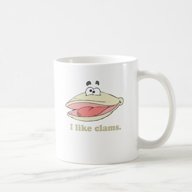 Mug J'aime les palourdes (Droite)