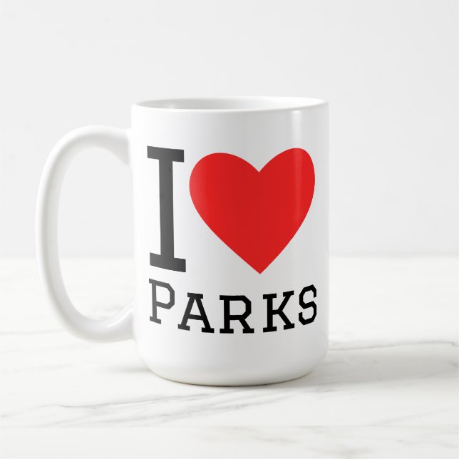 Mug J'aime les parcs (Gauche)