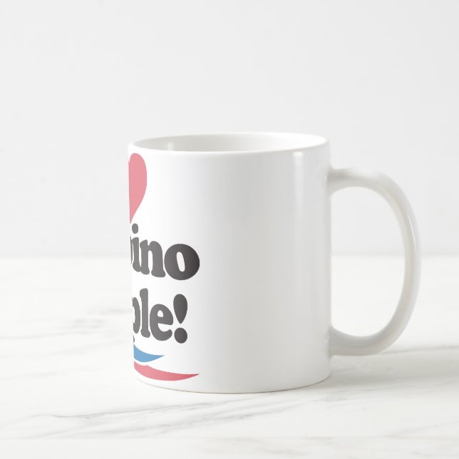 Mug J'aime les personnes philippines (Droite)