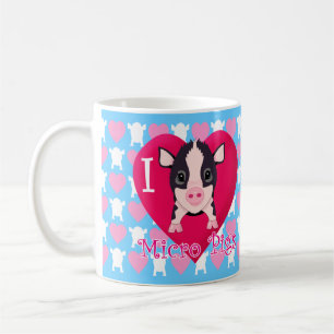 Mug J'aime les porcs micro