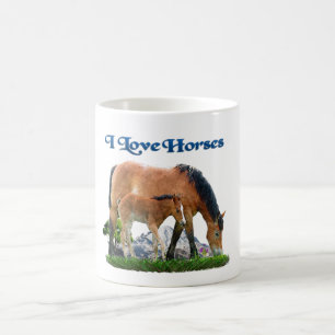 Mug J'aime les produits Horses
