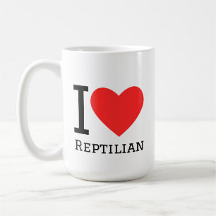 Mug J'aime les reptiliens