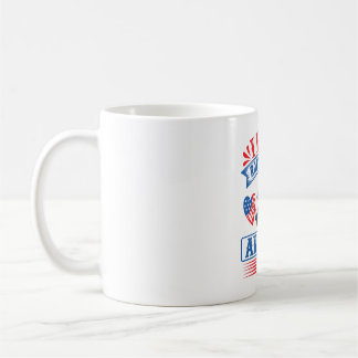 Mug J'aime les Rottweilers et les USA