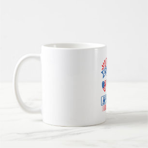Mug J'aime les Schnauzers et les USA