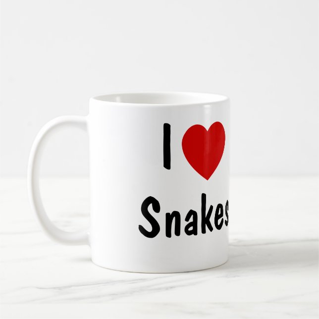 Mug J'aime les serpents (Gauche)