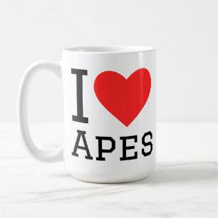 Mug J'aime les singes