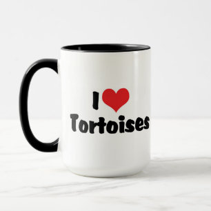 Mug J'aime les tortues Heart - Amateur de tortues
