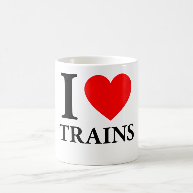 Mug J'aime les trains (Centre)