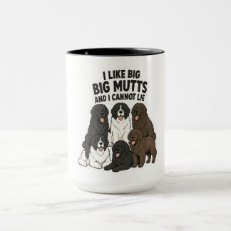 Mug J'aime les très gros toutous et je ne peux pas men