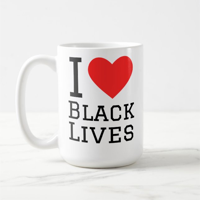 Mug J'aime les vies noires (Gauche)