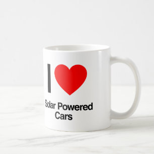 Mug j'aime les voitures à énergie solaire