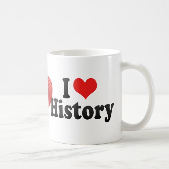 Mug J'aime l'histoire (Droite)