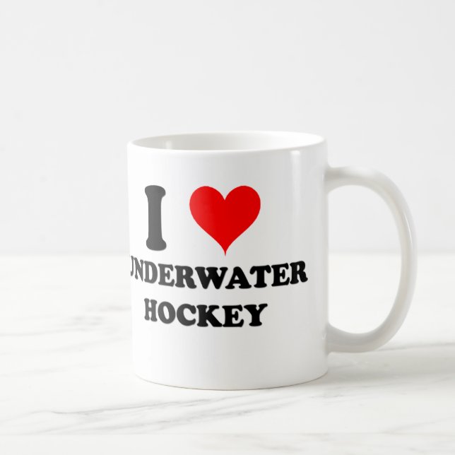 Mug J'aime l'hockey sous-marin (Droite)