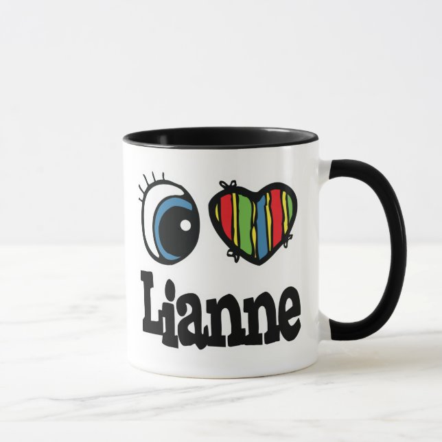 Mug J'aime Lianne (Droite)