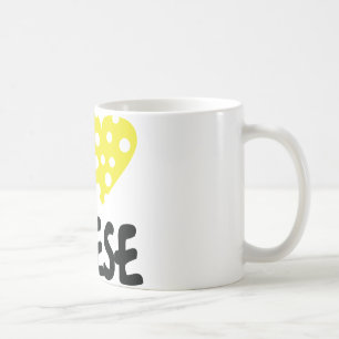 Mug J'aime l'icône de fromage