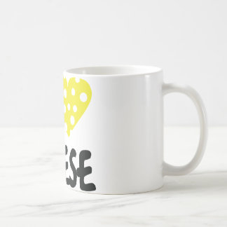 Mug J'aime l'icône de fromage