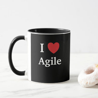 Mug J'aime l'idée agile de cadeau de chef de projet de