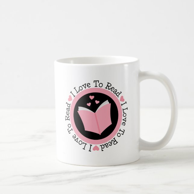 Mug J'aime lire l'amoureux des livres (Droite)