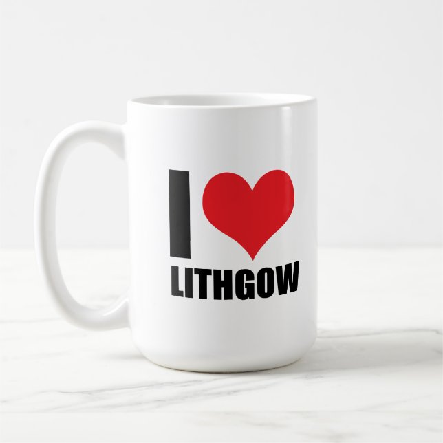 Mug J'aime Lithgow (Gauche)
