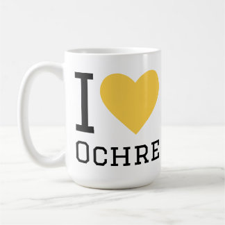 Mug J'aime l'ocre
