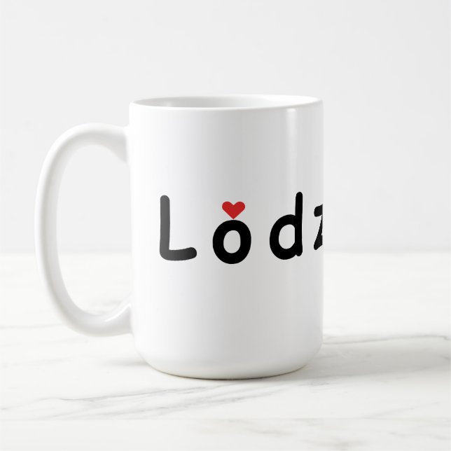 Mug J'aime Lodz (Gauche)