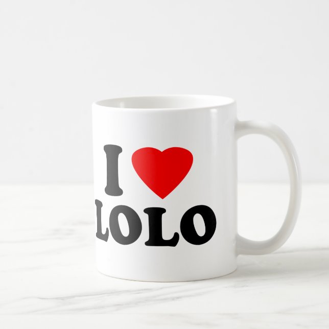 Mug J'aime Lolo (Droite)