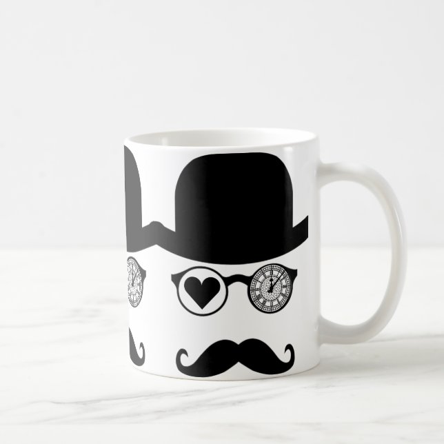 MUG J'AIME LONDON MUSTACHE (Droite)