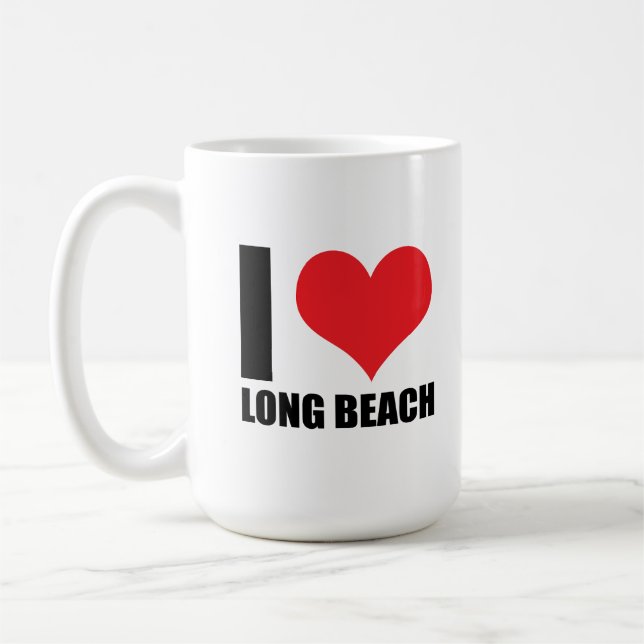 Mug J'aime Long Beach (Gauche)
