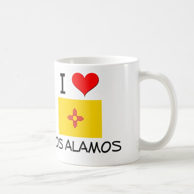 Mug J'aime Los Alamos Nouveau Mexique (Droite)