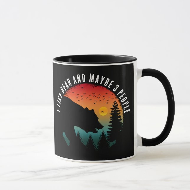 MUG J'AIME L'OURS ET PEUT-ÊTRE 3 PERSONNES (Droite)