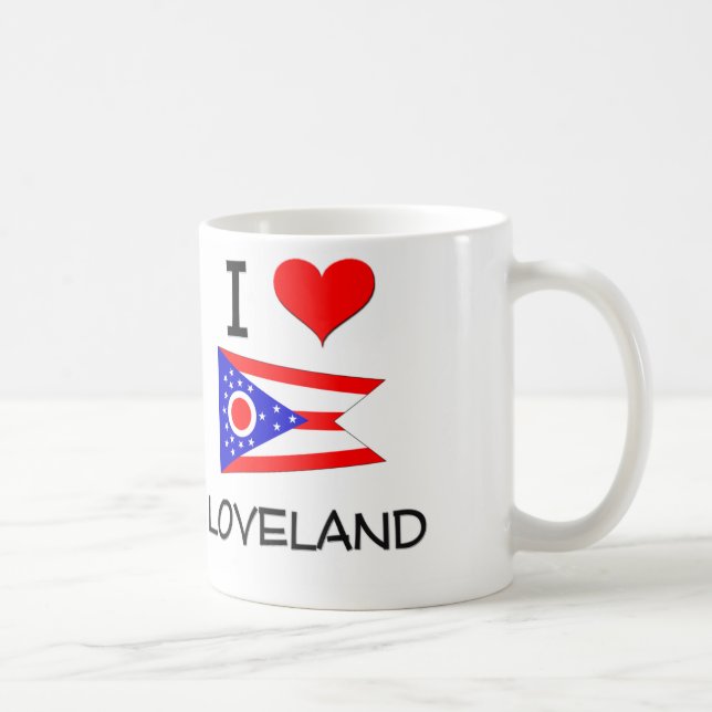 Mug J'aime Loveland Ohio (Droite)